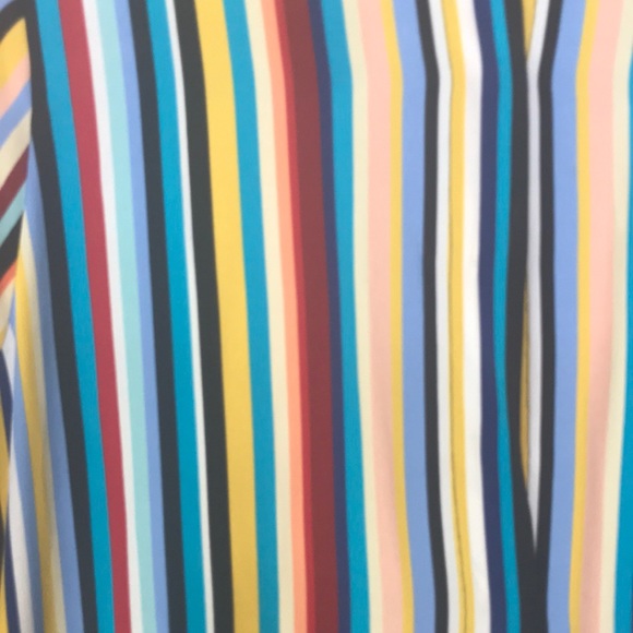 Rainbow striped dress/swim coverup NWOT - Picture 2 of 6